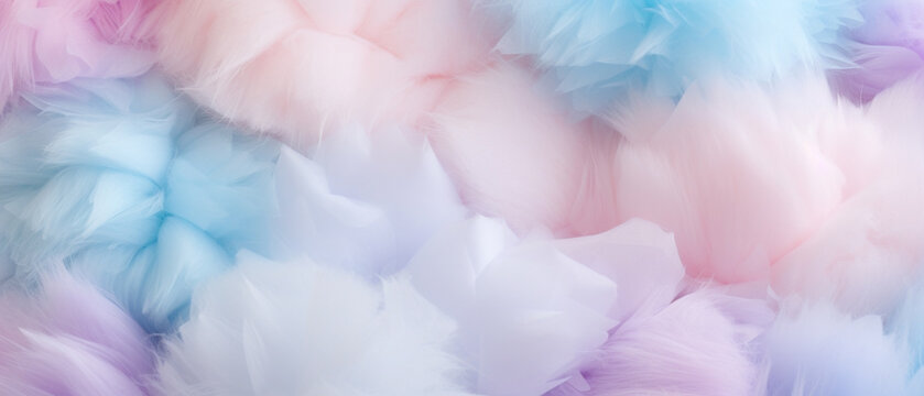 Fresh Cotton Candy Background