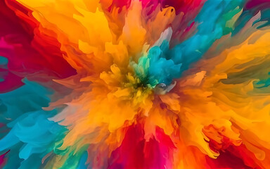 colorful paint splashes abstract background for design