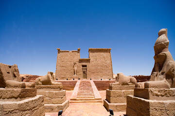 Egypt Temple of New Amada on a sunny autumn day