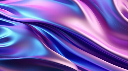 A vibrant neon foil background displaying a psychedelic abstract gradient texture