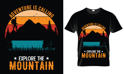 Adventure are calling explore the mountain