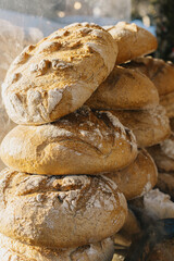 Delicious fresh bred in a traditional bakery.