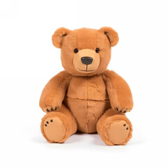 Fototapeta premium Cute teddy bear isolated on white background