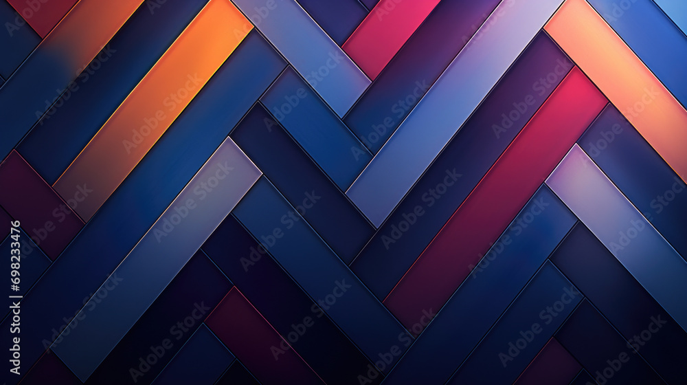 Poster vibrant abstract background featuring diagonal pattern. suitable for various design projects.