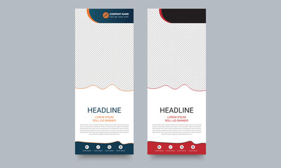 Business Marketing rollup banner design