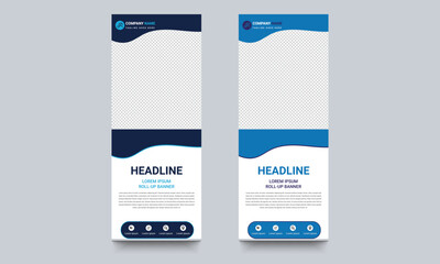 Business Marketing rollup banner design