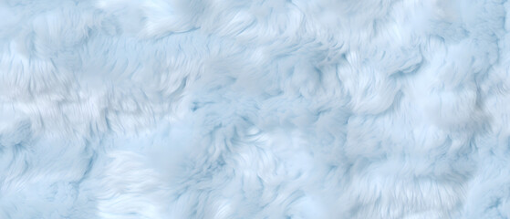 Long blue fur. Seamless background or texture.
