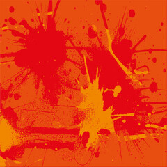 Multicolor vector grunge background of spots, blots, streaks of paint. Texture for a backdrop or to create your own design