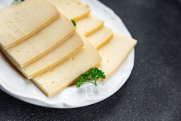 raclette cheese meal  appetizer food meal food snack on the table copy space food background rustic top view