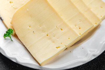 raclette cheese meal  appetizer food meal food snack on the table copy space food background rustic top view