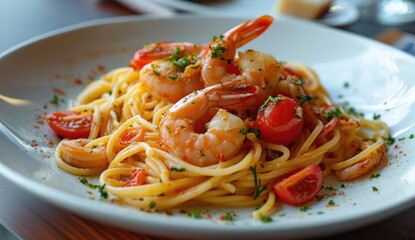 spaghetti with tomato sauce
