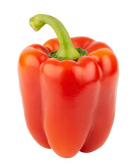 Delicious red pepper - isolated on transparent background