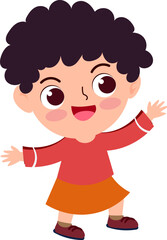 cartoon children back to school