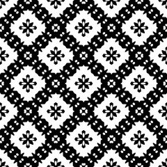 Abstract Shapes.Vector Seamless Black and White Pattern.Design element for prints, decoration, cover, textile, digital wallpaper, web background, wrapping paper, clothing, fabric, packaging, cards.