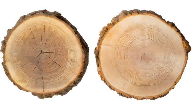 Tree stump - isolated on transparent background