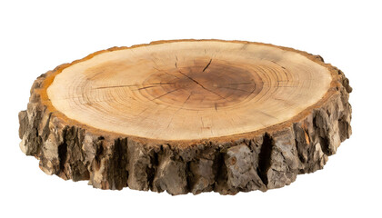 Tree stump - isolated on transparent background