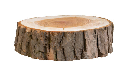 Tree stump - isolated on transparent background