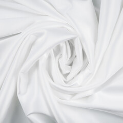 Obraz premium abstract background. luxury cloth or liquid wave twisting as background. Textured background for atelier .elegant wallpaper design. White fabric