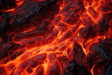 Close-up macro lava, magma, fusion, realistic background