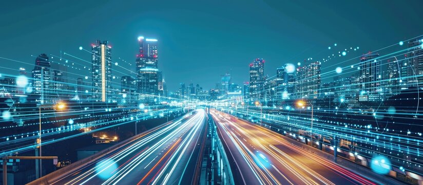 Using digital infrastructure and data analytics to create efficient and sustainable solutions for transportation, energy, waste management, communication, and other services in the concept of a smart