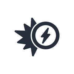 fast charge icon. vector.Editable stroke.linear style sign for use web design,logo.Symbol illustration.