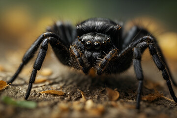 Black Spider closeup 