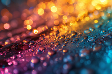 Glitter bokeh colorful abstract background.
