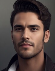 Fototapeta premium Stylish young man with a refined, classic look