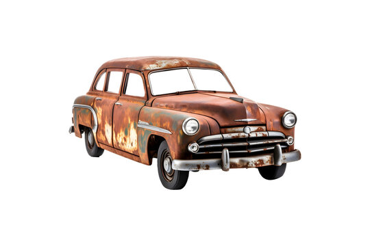 OLD CAR (PNG Cutout) isolated on transparent background