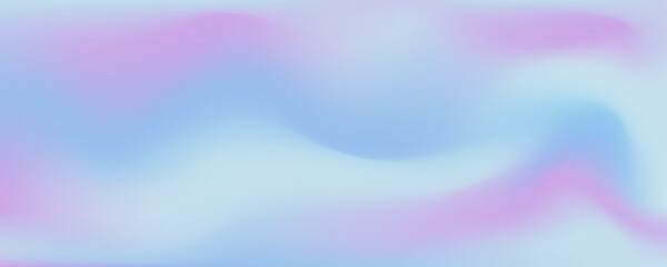 Vibrant flow light spring gradient mesh. vector horizontal simple wave background.