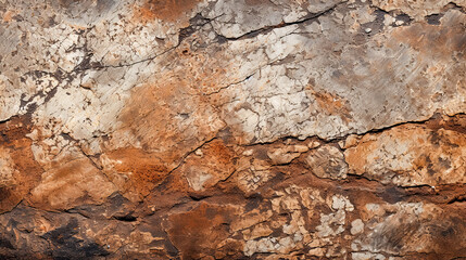 Texture of old rustic wall covered with brown stucco. Abstract background for design.