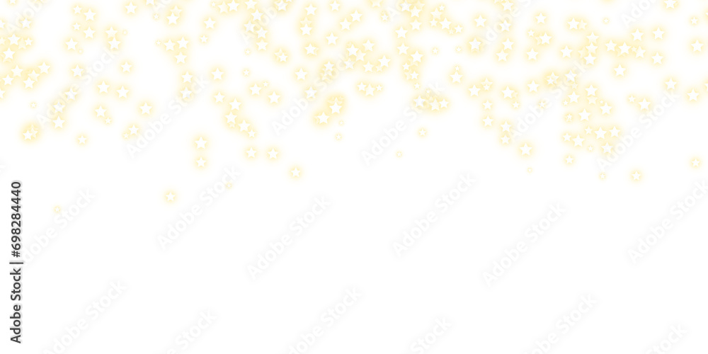 Canvas Prints realistic golden star dust light effect. high resolution isolate. only star dust layer