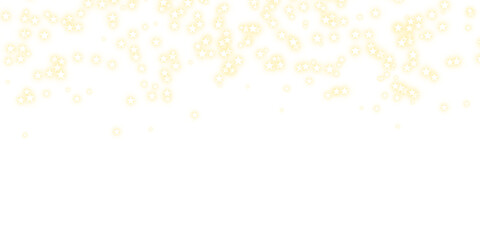 Falling  star dust light effect. PNG isolate. Only star dust layer