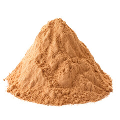 Sand pile isolated on transparent background. AI generated. PNG