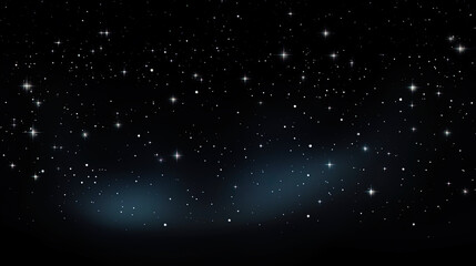 Fototapeta na wymiar Abstract constellations in the dark night sky
