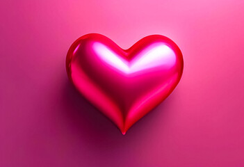 Obraz premium AI Generated illustration of a Valentines Day concept design