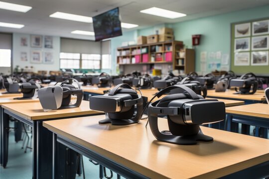 Innovative VR Classroom Experience. Generative AI
