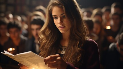 A vibrant scene unfolds on International Day of Education, showcasing diverse students engaged in learning, symbolizing global knowledge-sharing and educational empowerment for a brighter future