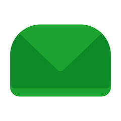 Email Icon In Green Rounded Rectangle Shape For Information Announcement Business Marketing Social Media
