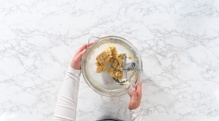 Panda shaped shortbread cookies with chocolate icing