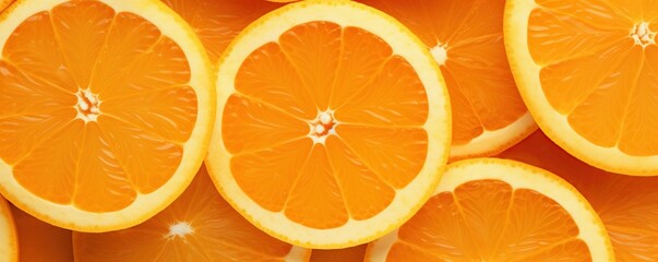 fresh orange slices background