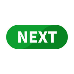 Next Button In Green Rounded Rectangle Shape For Action Promotion Business Marketing Social Media Information
