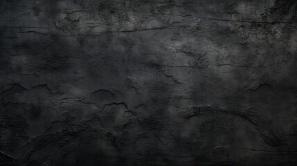 Simple Black Grunge Background Texture created with Generative AI Technology - obrazy, fototapety, plakaty