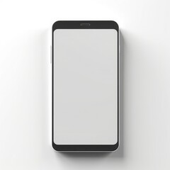 modern smartphone, mock up, grey background, copy space