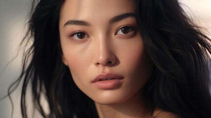 Obraz premium Beautiful young girl girl. portrait of a woman