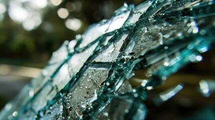 Broken crack glass window mirror wallpaper background