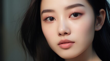 Obraz premium Beautiful young girl girl. portrait of a woman