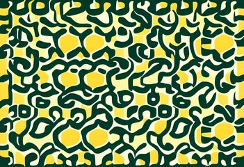 AI generated illustration of an abstract mosaic surface with a pattern of alternating tiles