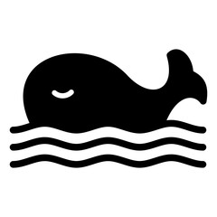 Obraz premium whale icon