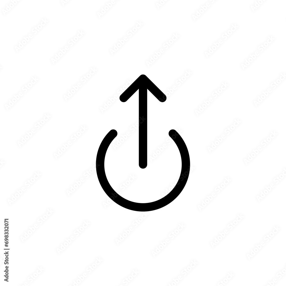 Poster upload icon symbol , share icon. swipe up icon button. Scroll arrow up icon sign - uploading file icon button, send, export icons. web vector icon